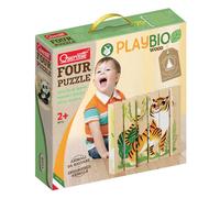 Quercetti Quattro Puzzle Di Animali In Via Di Estinzione