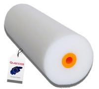 Quercos. Ricambio Midi Rullo Schiuma - Rullo Schiuma 16 cm diritto - Mini Rulli Vernice per lacca all'acqua e solventi leggeri - Schiuma di ricambio in poliestere Superfein (schiuma, 16)