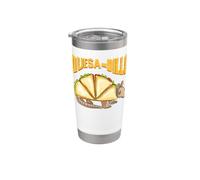 Quesa Dillo Armadillo Quesadilla Food Combinazione Animali Bicchiere termico in acciaio inox doppia parete