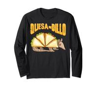 Quesa Dillo Armadillo Quesadilla Food Combinazione Animali Maglia a Manica