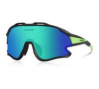 Queshark Occhiali Ciclismo Polarizzati, Occhiali Bici Uomo Donna, Con 1 Lenti o 4 lenti Intercambiabili, TR90 Montatura, UV400 Occhiali Sportivi per Ciclismo Corsa Pesca Baseball Sci