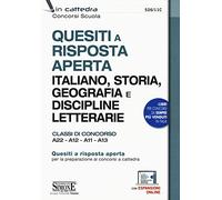 Libri Quesiti A Risposta Aperta. Italiano, Storia, Geografia E Discipline Letter