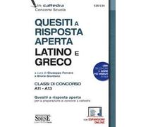 Quesiti A Risposta Aperta. Latino E Greco. Classi Di Concorso A11 - A13 -