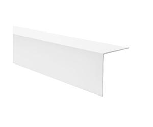 QUEST Angolare in PVC Rigido Autoadesivo - Profilo di Protezione in PVC Duro per Muro e Bordo - Profilo d’Angolo, 15x15mm, 100cm, bianco