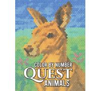 Quest Animals Color By Number: Discover Secret Animal Images Through Relaxing Numbered Coloring Challenges