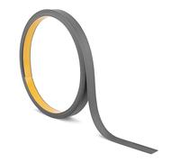 Quest Barra Piatta Listello Piatto in Plastica Autoadesiva - Lunghezza: 10 m - Listelli decorativi, Profilo in PVC per edilizia e decorazione (Grigio scuro, 10 m x 20 mm)