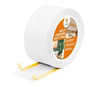 Quest Battiscopa 2in1 Multifunzione 110 mm Autoadesivo - Bianco, 5 m