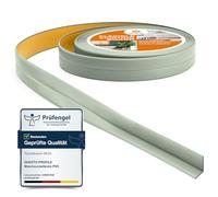 Quest Battiscopa Morbido Adesivo | 10 mm x 10 mm | Striscia di Chiusura - Nastro Sigillante Per il Bagno Per la Cucina - PVC Flessibile - Stretto Decorativo (Verde chiaro, 5 metri)