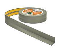 Quest Battiscopa Morbido Adesivo - 30 mm x 30 mm - Finitura Flessibile, Listello in PVC, Profilo Angolare per Cucina, Bagno, Parete, Pavimento - Resistente ai raggi UV (Verde oliva, 15m)