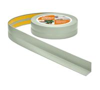 Quest Battiscopa Morbido Adesivo - 30 mm x 30 mm - Finitura Flessibile, Listello in PVC, Profilo Angolare per Cucina, Bagno, Parete, Pavimento - Resistente ai raggi UV (Verde chiaro, 25m)