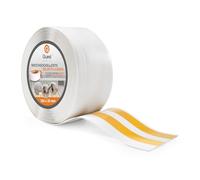 Quest Battiscopa PVC Morbido 100 x 25 mm Flessibile - Bianco, 15 mb