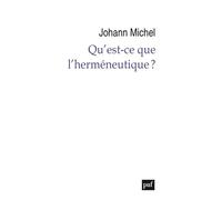 Qu'est-ce que l'herméneutique ?