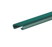 Quest Corrimano PVC 40 x 8 mm Flessibile - Verde, 1 m