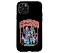 Quest for Cats Roleplay Retro Vintage Funny Adult Humor Custodia per iPhone 11 Pro