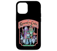 Quest for Cats Roleplay Retro Vintage Funny Adult Humor Custodia per iPhone 12/12 Pro