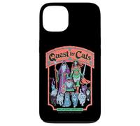 Quest for Cats Roleplay Retro Vintage Funny Adult Humor Custodia per iPhone 13