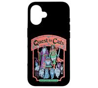 Quest for Cats Roleplay Retro Vintage Funny Adult Humor Custodia per iPhone 16