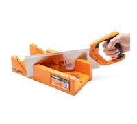 QUEST Lama per troncatura con sega posteriore da 300 mm - cassetto di precisione per legno, PVC e MDF | Taglio preciso angolare e profilo per interni e ristrutturazione