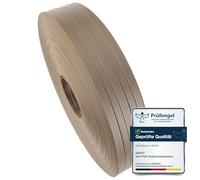 Quest Pannello di protezione frangivista in PVC rigido, per recinzioni da giardino, 4,75 cm, lunghezza 50 m (beige)