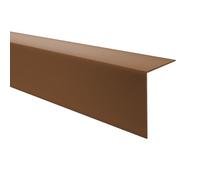 Quest Paraspigoli con profilo angolare in PVC - Senza nastro adesivo - Listello per bordi e protezione per gli angoli - Profilo angolare - 20 x 10 mm, 100 cm, Marrone