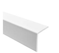 Quest Paraspigoli PVC 27 x 27 mm Protezione Bordi - Bianco, 110 cm