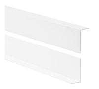 Quest Paraspigoli PVC 35x18 mm Resistente - Bianco, 200 cm | Profilo angolare per protezione bordi e spigoli, per casa, ufficio e officina, in PVC robusto contro urti e usura