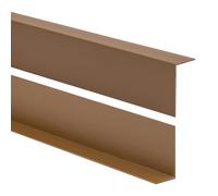 Quest Paraspigoli PVC 50 x 20 mm Resistente - Marrone, 200 cm