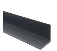 Quest Profilo angolare 35 x 35 mm, angolo di protezione per gli angoli, in plastica PVC, senza nastro adesivo, 200 cm, grigio scuro