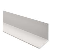 Quest Profilo angolare 35 x 35 mm, angolo di protezione per gli angoli, in plastica PVC, senza nastro adesivo, 70 cm, grigio chiaro