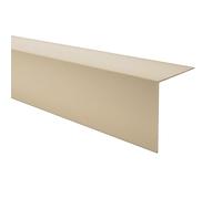 Quest - Profilo angolare in PVC, autoadesivo, paraspigoli, 25 x 25 mm, 200 cm, colore beige, robusto e durevole