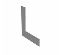Quest Profilo da Parete P2 per Scale in PVC - Grigio Scuro, 150 cm