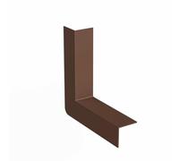 Quest Profilo Laterale Interno Z2 per Scale in PVC - Marrone, 150 cm