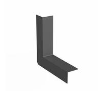 Quest Profilo Laterale Interno Z2 per Scale in PVC - Nero, 150 cm