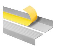 Quest Profilo per Gradini 30 x 27 mm Antiscivolo - Grigio, 100 cm