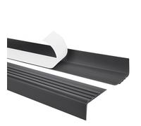 Quest Profilo per Gradini 30 x 27 mm Antiscivolo - Grigio Scuro, 90 cm