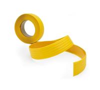 Quest Strisce Antiscivolo PVC 35 mm Autoadesivo - Giallo, 5 m | Nastro antiscivolo per scale, bagno e superfici lisce, interni ed esterni, atossico, facile da tagliare e incollare