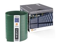 Quest Strisce frangivista per tappetini a doppia asta, in PVC duro, protezione dal vento, per recinzione a doppia asta, per giardino, balcone, terrazza, altezza: 19 cm, 900 g/m (5 strisce x 2,525 m