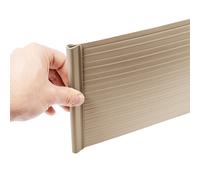 QUEST Strisce Visive Doppia Asta PVC Rigido Protezione Visiva Recinzione,...