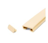 Quest Tappo Terminale per Corrimano 40 x 8 mm - Crema