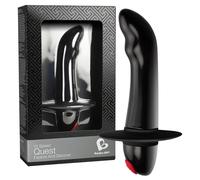 Vibratore Prostatico Principiante "Quest" con 10 Modalità di Vibrazione (Nero)