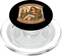 Questa ansia sociale è cronica, ma il libro è una donna iconica PopSockets PopGrip per MagSafe