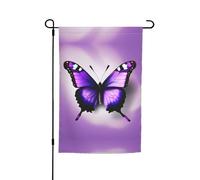 Questa bandiera da giardino con stampa a farfalla viola è il benvenuto ospiti a casa tua con unica. Perfetta per qualsiasi terrazza, patio, portico anteriore o veranda e fai affascinanti dichiarazioni