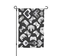 Questa bandiera da giardino con stampa controller di gioco è il benvenuto ospiti a casa tua con unico. Perfetto per qualsiasi ponte, patio, portico anteriore o veranda e fai affascinanti dichiarazioni