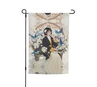 Questa bandiera da giardino con stampa di fiori e uccelli Gardenia è il benvenuto ospiti a casa tua con unica. Perfetta per qualsiasi terrazza, patio, portico anteriore o veranda e crea affascinanti