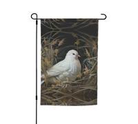 Questa bandiera da giardino con stampa erba e colomba è il benvenuto ospiti a casa tua con unica. Perfetta per qualsiasi terrazza, patio, portico anteriore o veranda e fai affascinanti dichiarazioni