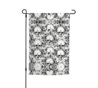 Questa bandiera da giardino con teschio con stampa scheletro è il benvenuto ospiti a casa tua con unica. Perfetta per qualsiasi terrazza, patio, portico anteriore o veranda e fai affascinanti