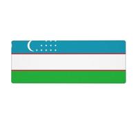 Questa bandiera della Repubblica dell'Uzbekistan tastiera e tappetino per mouse, 30,5 x 80 cm di dimensioni, è progettata per computer, console, uffici ed è adatta anche per giochi e studio.