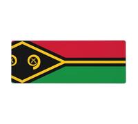 Questa bandiera di Vanuatu tastiera e mouse pad, 30,5 x 80 cm di dimensioni, è progettata per computer, console, uffici, ed è adatta anche per giochi e studio.