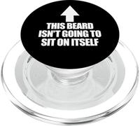 Questa barba non sta andando a sedersi su di essa barba da uomo PopSockets PopGrip per MagSafe