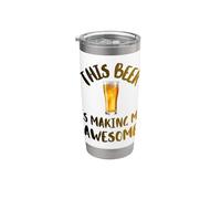 Questa birra mi sta rendendo fantastica una bella bevanda fredda Bicchiere termico in acciaio inox doppia parete